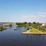 Het uitzicht vanaf de slaapetage in Havenresort Terherne