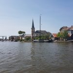 Watersport dorp Woudsend vanaf het water