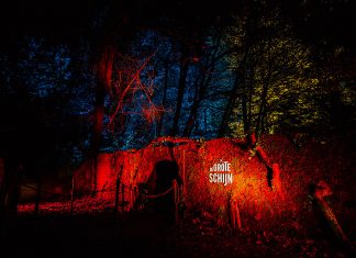 Magische lichtshow De Grote Schijn in Rotterdam De Grote Schijn, Kralingse Bos Rotterdam